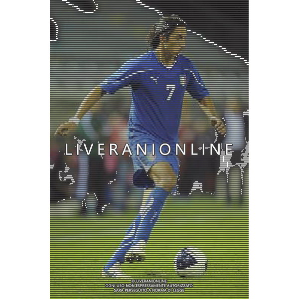 Rieti - 08/10/2010 - Stadio \'Centro D\'Italia\' - Spareggio d\'andata per accedere all\'Europeo Under 21 2011 - Italia vs Bielorussia - nella foto: Matias Ezequiel SCHELOTTO ph. Corradetti / ©Aldo Liverani Sas