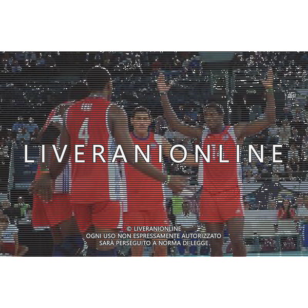 Campionati Mondiali Pallavolo maschile FIVB Semifinale Roma 9-10-2010 Cuba - Serbia nella foto: esultanza Cuba foto Garavaglia - ag. Aldo Liverani sas