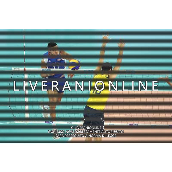 Campionati Mondiali Pallavolo maschile FIVB Finale 1Á/2Á posto Roma 10-10-2010 Brasile - Cuba nella foto: un attacco di Hernandez (Cuba) foto Garavaglia - ag. Aldo Liverani sas