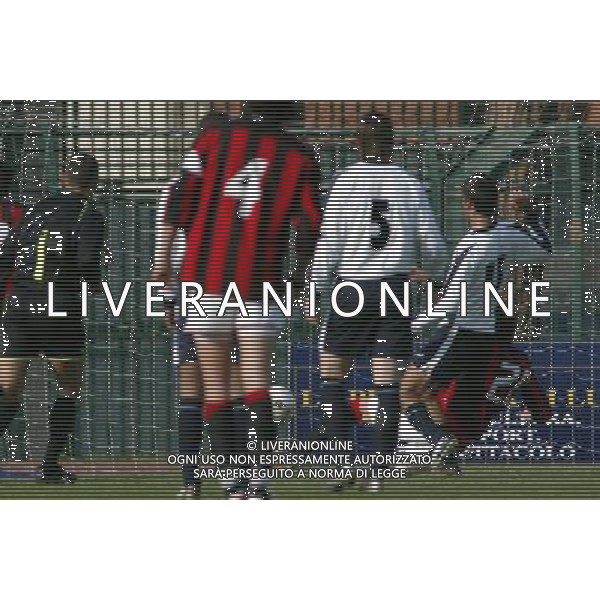 Viareggio (Lu) 13/02/2004 56¡ Coppa Carnevale Milan-Lazio Nella foto: Gol di Matri Alessandro del Milan.* Ph Gianni Nucci/Aldo Liverani