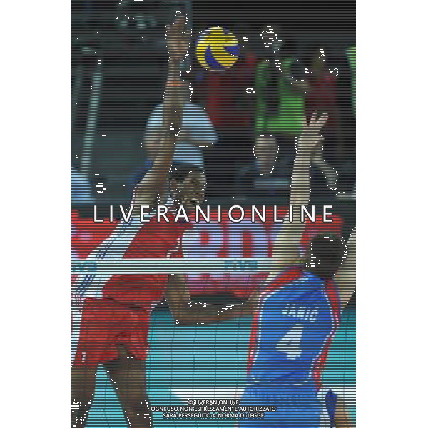 Campionati Mondiali Pallavolo maschile FIVB Semifinale Roma 9-10-2010 Cuba - Serbia nella foto: Wilfredo Leon Venero (Cuba) foto Garavaglia - ag. Aldo Liverani sas