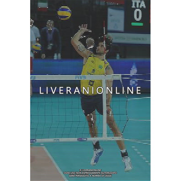 Campionati Mondiali Pallavolo maschile FIVB Semifinale Roma 9-10-2010 Italia - Brasile nella foto: Leandro Neves Vissotto (Brasile) - Vissotto foto Garavaglia - ag. Aldo Liverani sas