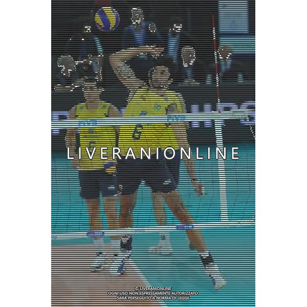 Campionati Mondiali Pallavolo maschile FIVB Semifinale Roma 9-10-2010 Italia - Brasile nella foto: Leandro Vissotto Neves (Brasile) - Vissotto foto Garavaglia - ag. Aldo Liverani sas