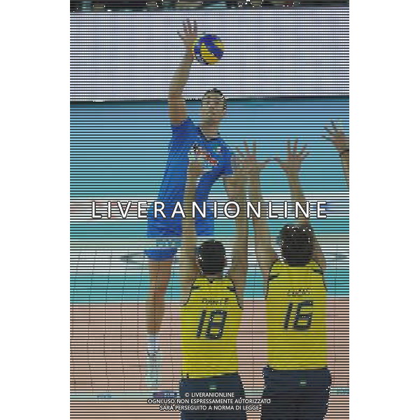 Campionati Mondiali Pallavolo maschile FIVB Semifinale Roma 9-10-2010 Italia - Brasile nella foto: Simone Parodi (Italia) foto Garavaglia - ag. Aldo Liverani sas