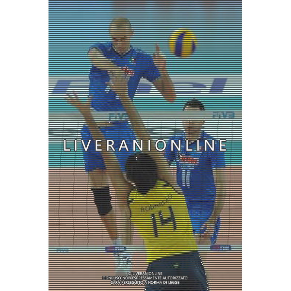Campionati Mondiali Pallavolo maschile FIVB Semifinale Roma 9-10-2010 Italia - Brasile nella foto: Andrea Sala (Italia) foto Garavaglia - ag. Aldo Liverani sas