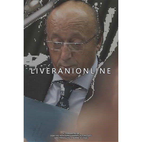 NAPOLI 12 OTTOBRE PROCESSO CALCIOPOLI NELLA FOTO MOGGI FOTO MOSCA AG.ALDO LIVERANI
