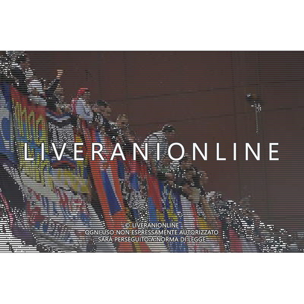 Qualificazioni ai Campionati Europei UEFA EURO 2012 Gruppo C Genova - 12.10.2010 Italia-Serbia Nella Foto: sospensione momentanea della partita dopo gli scontri sugli spalti dei tifosi della serbia /Ph.Vitez-Ag. Aldo Liverani