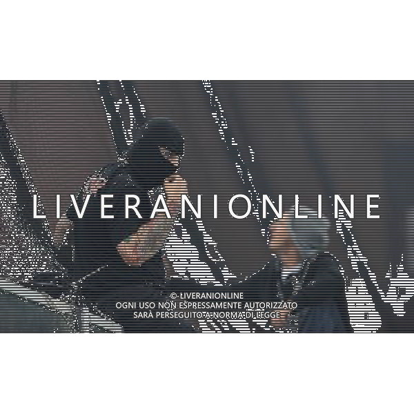 Qualificazioni ai Campionati Europei UEFA EURO 2012 Gruppo C Genova - 12.10.2010 Italia-Serbia Nella Foto:Scontri dei tifosi serbi /Ph.Vitez-Ag. Aldo Liverani