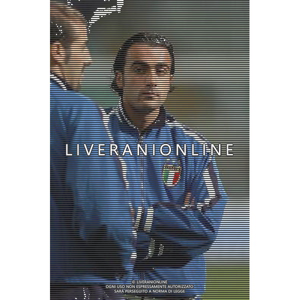 Palermo 18/02/2004 Italia-Repubblica Ceca Amichevole Nazionale nella foto Simone Barone* Agenzia Aldo liverani