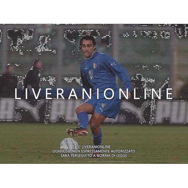 Palermo 18/02/2004 Italia-Repubblica Ceca Amichevole Nazionale nella foto Simone Barone* Agenzia Aldo liverani