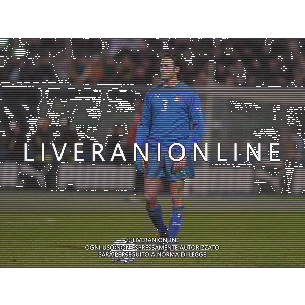 Palermo 18/02/2004 Italia-Repubblica Ceca Amichevole Nazionale nella foto Stefano Bettarini* Agenzia Aldo liverani