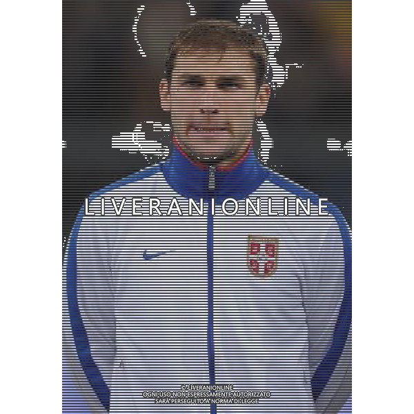 Qualificazioni ai Campionati Europei UEFA EURO 2012 Gruppo C Genova - 12.10.2010 Italia-Serbia Nella Foto:Branislav IVANOVIC /Ph.Vitez-Ag. Aldo Liverani