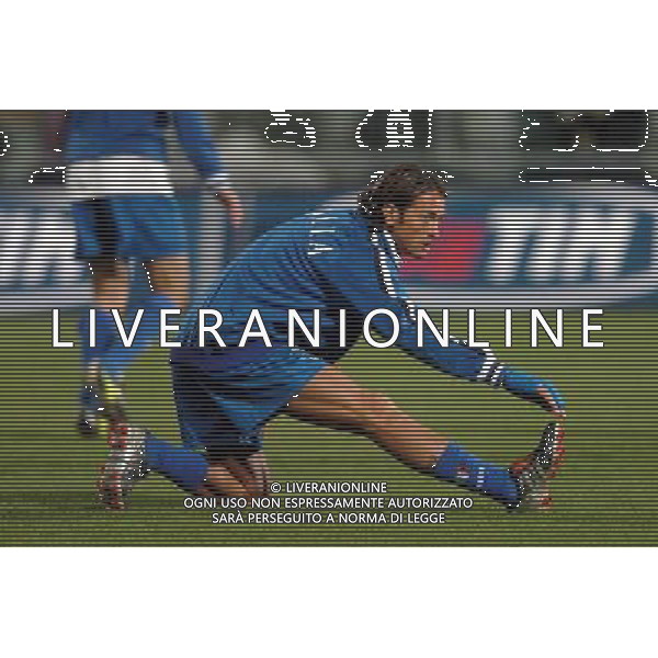 Palermo 18/02/2004 Italia-Repubblica Ceca Amichevole Nazionale nella foto Stefano Bettarini* Agenzia Aldo liverani