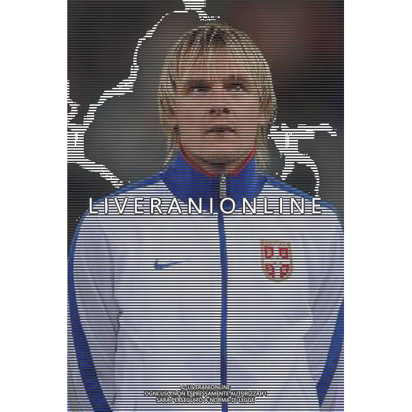 Qualificazioni ai Campionati Europei UEFA EURO 2012 Gruppo C Genova - 12.10.2010 Italia-Serbia Nella Foto:Milos KRASIC /Ph.Vitez-Ag. Aldo Liverani