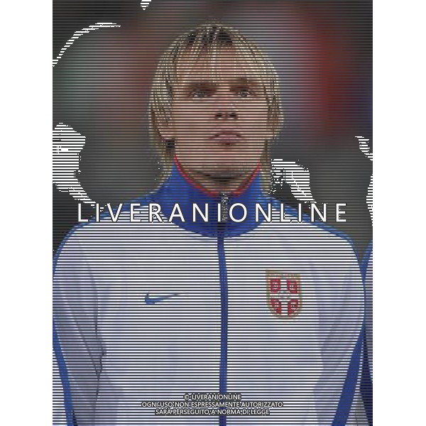 Qualificazioni ai Campionati Europei UEFA EURO 2012 Gruppo C Genova - 12.10.2010 Italia-Serbia Nella Foto:Milos KRASIC /Ph.Vitez-Ag. Aldo Liverani