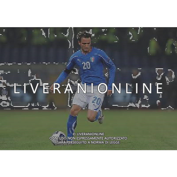 Qualificazioni ai Campionati Europei UEFA EURO 2012 Gruppo C Genova - 12.10.2010 Italia-Serbia Nella Foto:Giampaolo PAZZINI /Ph.Vitez-Ag. Aldo Liverani