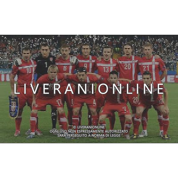 Qualificazioni ai Campionati Europei UEFA EURO 2012 Gruppo C Genova - 12.10.2010 Italia-Serbia Nella Foto:Serbia Squadra Formazione 2010/2011 /Ph.Vitez-Ag. Aldo Liverani