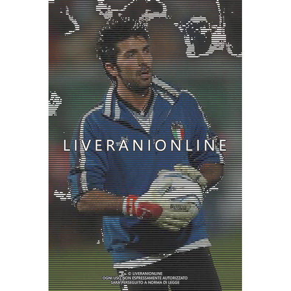 Palermo 18/02/2004 Italia-Repubblica Ceca Amichevole Nazionale nella foto Gianluigi Buffon* Agenzia Aldo liverani