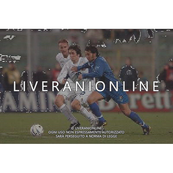 Palermo 18/02/2004 Italia-Repubblica Ceca Amichevole Nazionale nella foto Alessandro Del Piero e Rosicky Tomas* Agenzia Aldo liverani