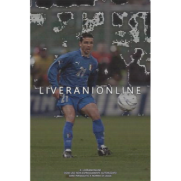 Palermo 18/02/2004 Italia-Repubblica Ceca Amichevole Nazionale nella foto Antonio Di Natale* Agenzia Aldo liverani