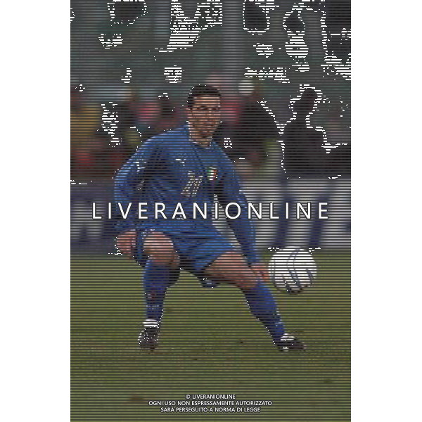 Palermo 18/02/2004 Italia-Repubblica Ceca Amichevole Nazionale nella foto Antonio Di Natale* Agenzia Aldo liverani