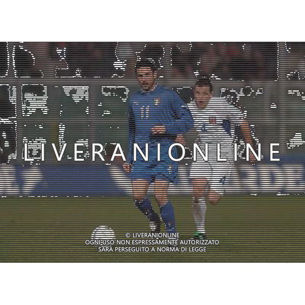 Palermo 18/02/2004 Italia-Repubblica Ceca Amichevole Nazionale nella foto stefano fiore* Agenzia Aldo liverani