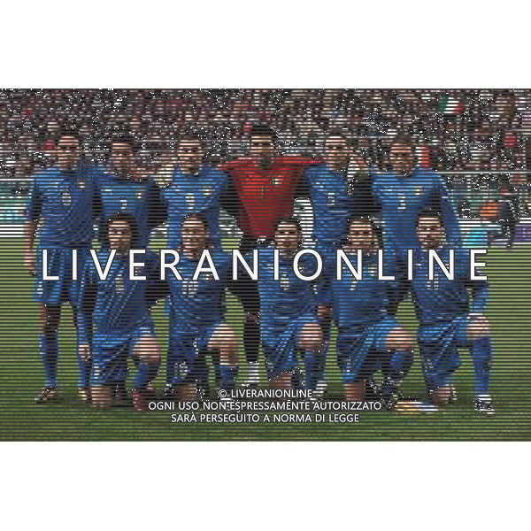 Palermo 18/02/2004 Italia-Repubblica Ceca Amichevole Nazionale nella foto la formazione italiana* Agenzia Aldo liverani