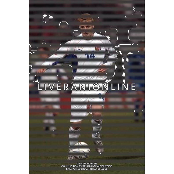 Palermo 18/02/2004 Italia-Repubblica Ceca Amichevole Nazionale nella foto Jarosik* Agenzia Aldo liverani