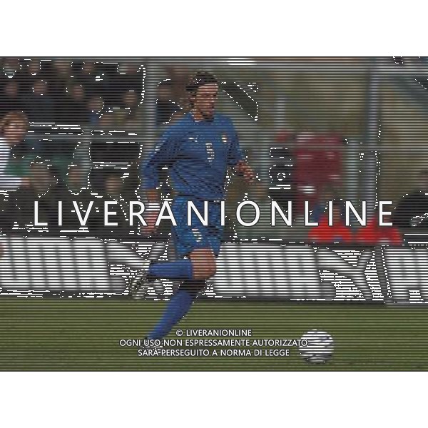 Palermo 18/02/2004 Italia-Repubblica Ceca Amichevole Nazionale nella foto nicola legrottaglie* Agenzia Aldo liverani