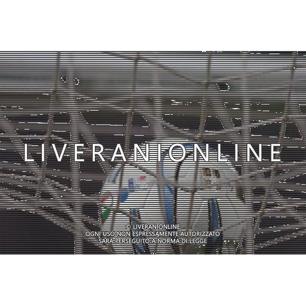 Palermo 18/02/2004 Italia-Repubblica Ceca Amichevole Nazionale nella foto Pallone in rete* Agenzia Aldo liverani