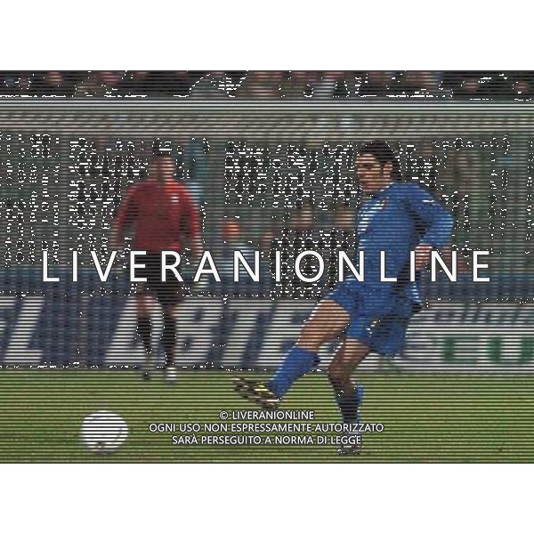 Palermo 18/02/2004 Italia-Repubblica Ceca Amichevole Nazionale nella foto Simone Perrotta* Agenzia Aldo liverani