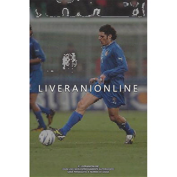 Palermo 18/02/2004 Italia-Repubblica Ceca Amichevole Nazionale nella foto Simone Perrotta* Agenzia Aldo liverani