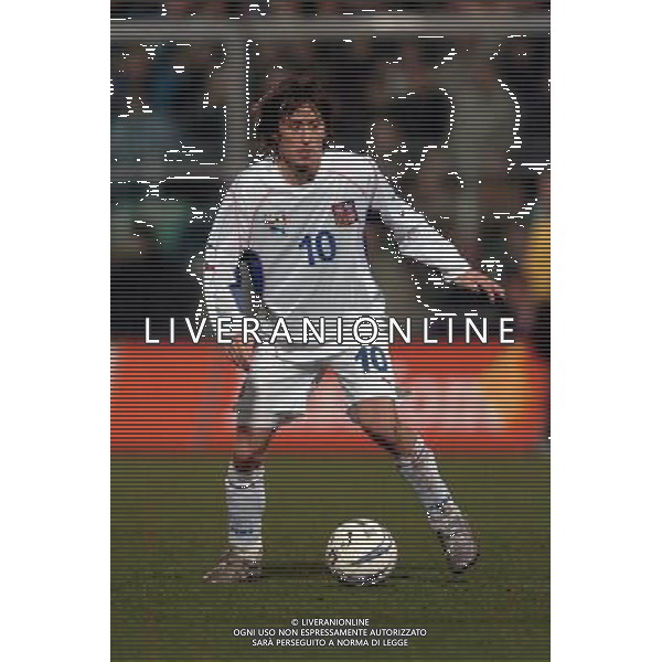Palermo 18/02/2004 Italia-Repubblica Ceca Amichevole Nazionale nella foto Rosicky Tomas* Agenzia Aldo liverani