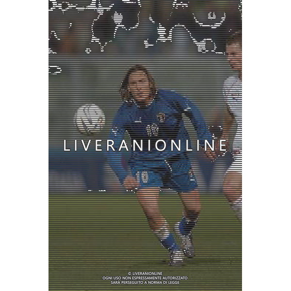 Palermo 18/02/2004 Italia-Repubblica Ceca Amichevole Nazionale nella foto francesco totti* Agenzia Aldo liverani