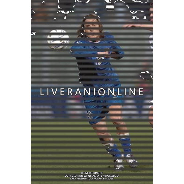 Palermo 18/02/2004 Italia-Repubblica Ceca Amichevole Nazionale nella foto francesco totti* Agenzia Aldo liverani