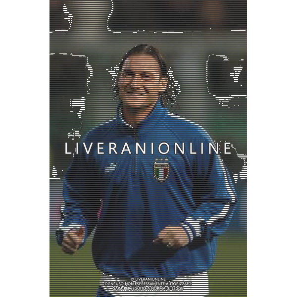 Palermo 18/02/2004 Italia-Repubblica Ceca Amichevole Nazionale nella foto francesco totti* Agenzia Aldo liverani