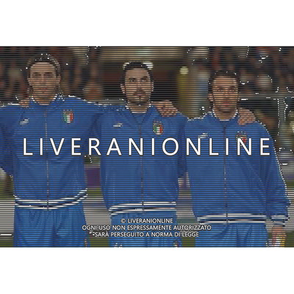 Palermo 18/02/2004 italia-repubblica ceca nella foto legrottaglie fiore alessandro ph marco luzzani/ag aldo liverani s.a.s.