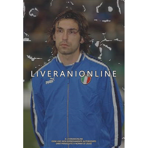 Palermo 18/02/2004 italia-repubblica ceca nella foto pirlo andrea ph marco luzzani/ag aldo liverani s.a.s.