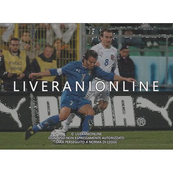 PALERMO 18/02/04 AMICHEVOLE ITALIA-REPUBBLICA CECA nella foto del piero alessandro ph gigi arcaini/ag.aldo liverani