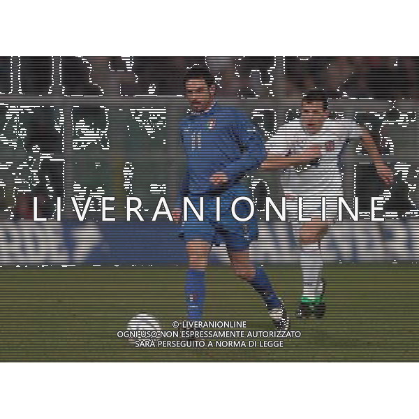 PALERMO 18/02/04 AMICHEVOLE ITALIA-REPUBBLICA CECA nella foto fiore stefano ph gigi arcaini/ag.aldo liverani