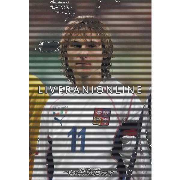 PALERMO 18/02/04 AMICHEVOLE ITALIA-REPUBBLICA CECA nella foto nedved pavel ph gigi arcaini/ag.aldo liverani