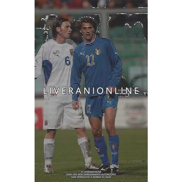 PALERMO 18/02/04 AMICHEVOLE ITALIA-REPUBBLICA CECA nella foto nervo carlo ph gigi arcaini/ag.aldo liverani