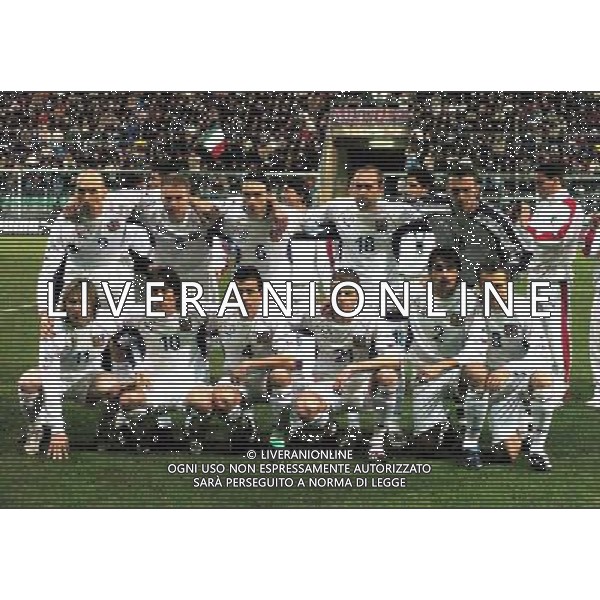 PALERMO 18/02/04 AMICHEVOLE ITALIA-REPUBBLICA CECA nella foto la formazione della repubblica ceca ph gigi arcaini/ag.aldo liverani