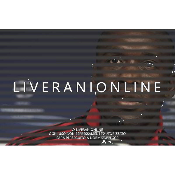 MADRID 18/10/2010.- Clarence Seedorf and Massimiliano Allegri, press conference before tomorrow\'s champions league match Real Madrid vs Milan. Photo: Cesar Cebolla / ALFAQUI - AG. ALDO LIVERANI SAS ITALY ONLY MADRID - CONFERENZA STAMPA MILAN CALCIO PRIMA DELLA PARTITA DI CHAMPIONS LEAGUE CONTRO IL REAL MADRID