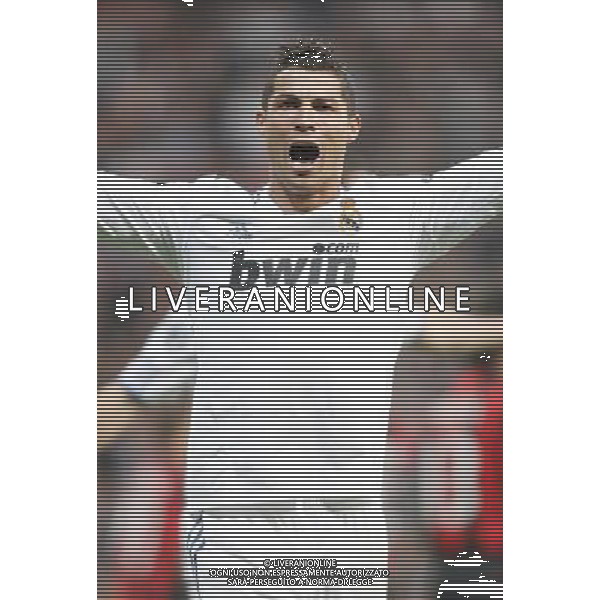 REAL MADRID - MILAN CHAMPIONS LEAGUE 19/10/2010 NELLA FOTO esultanza di Cristiano Ronaldo ©ALTERPHOTOS/Alvaro Hernandez / ALFAQUI / AGENZIA ALDO LIVERANI SAS - ITALY ONLY - EDITORIAL USE ONLY