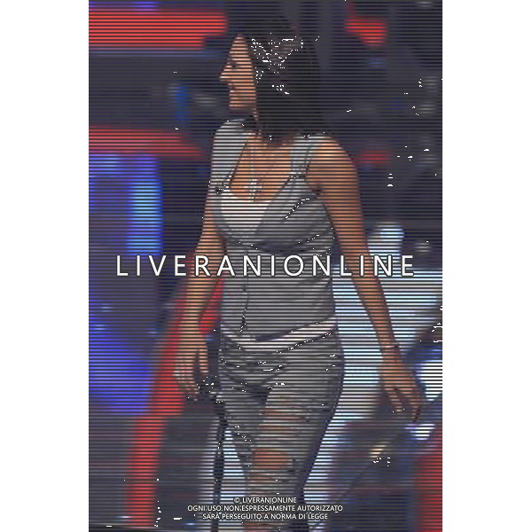 MILANO 19-10-2010 SPETTACOLO - TRASMISSIONE TV \'X-FACTOR\' - ANNA TATANGELO AGENZIA ALDO LIVERANI SAS