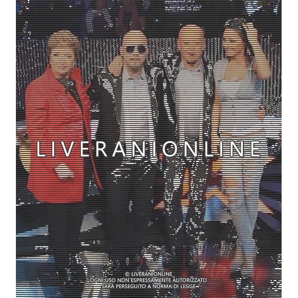 MILANO 19-10-2010 SPETTACOLO - TRASMISSIONE TV \'X-FACTOR\' - ENRICO RUGGERI ELIO ANNA TATANGELO MARA MAIONCHI AGENZIA ALDO LIVERANI SAS