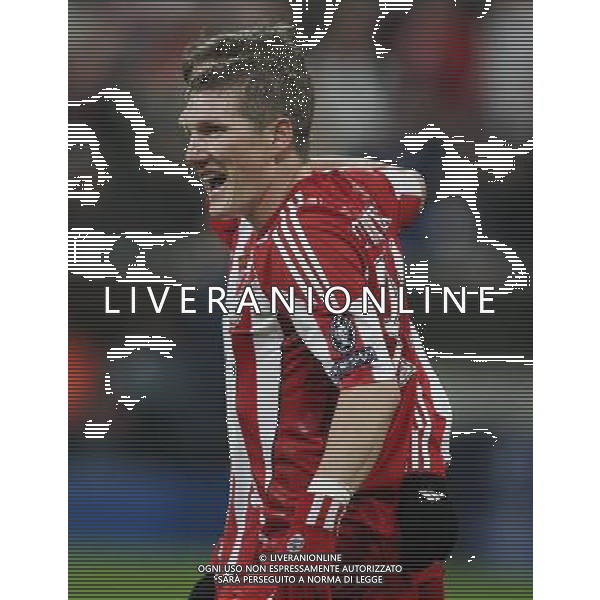 FC Bayern Monaco - Cluj 3 : 2, 19.10.2010 Uefa Champions League 2010/2011 nella foto esultanza di Bastian Schweinsteiger ©copyright by firo sportphoto/AGENZIA ALDO LIVERANI SAS - ITALY ONLY - EDITORIAL USE ONLY -