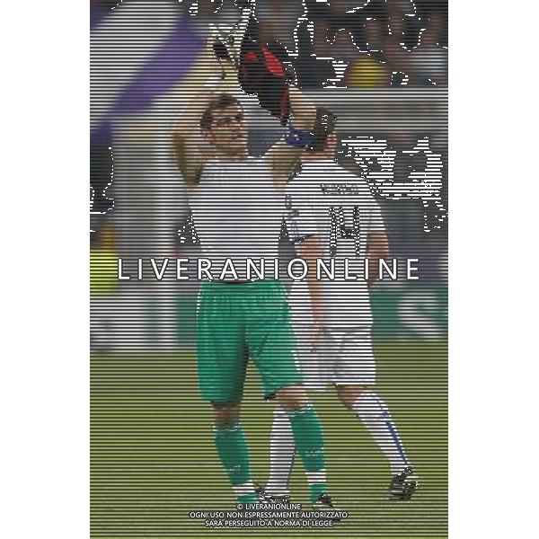 REAL MADRID-MILAN CHAMPIONS LEAGUE 19/10/2010 NELLA FOTO Iker Casillas Photo: Cesar Cebolla / ALFAQUI/ALDO LIVERANI ONLY ITALY