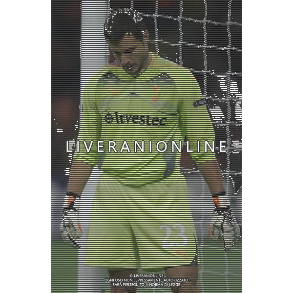 Inter - Tottenham Champions League 20/10/2010 nella foto delusione carlo cudicini ©luzzani/Agenzia Aldo Liverani Sas